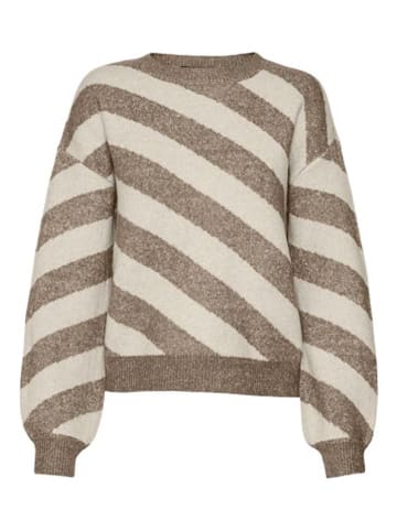 Sweter w kolorze jasnobrązowo-beżowym