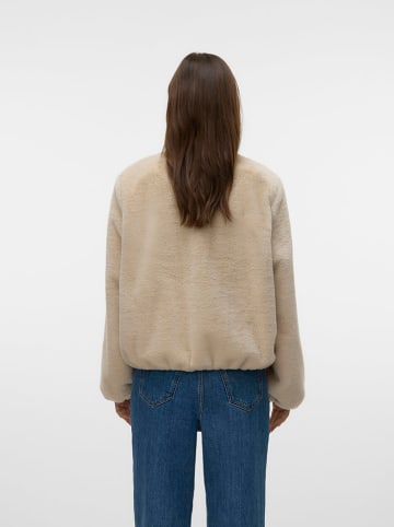 Kunstpelzjacke "VMSONJALIGA" in Beige