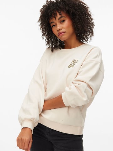 Sweatshirt in Creme