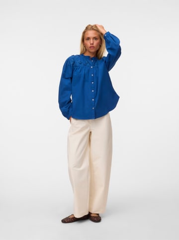 Bluse in Blau