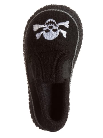 kitz pichler Hausschuhe "Bobby - Skull" in Schwarz