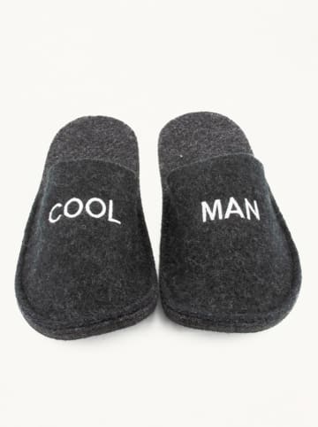 kitz pichler Hausschuhe "Happy - Cool Man" in Schwarz