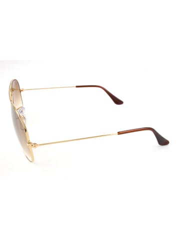 Ray Ban Herren-Sonnenbrille "Aviator" in Gold/ Braun