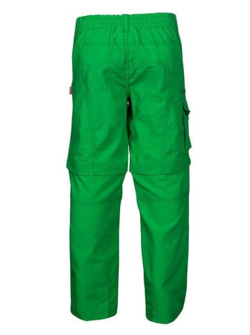 Trollkids Spodnie trekkingowe Zipp-Off ''Oppland'' - Regular fit - w kolorze zielonym