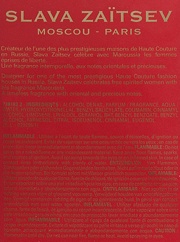 Slava Zaitsev Maroussia - eau de toilette, 100 ml