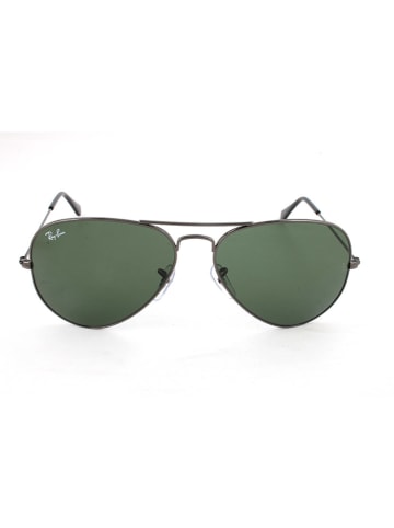 Ray Ban Męskie okulary przeciwsłoneczne w kolorze srebrno-zielonym