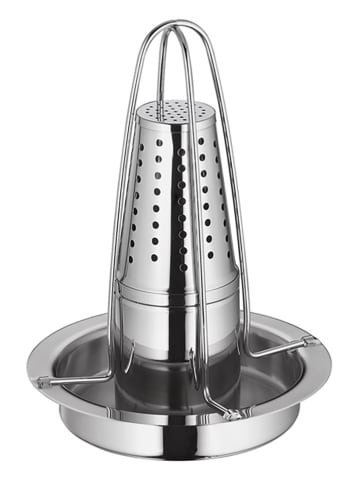 Küchenprofi Hähnchengriller in Silber