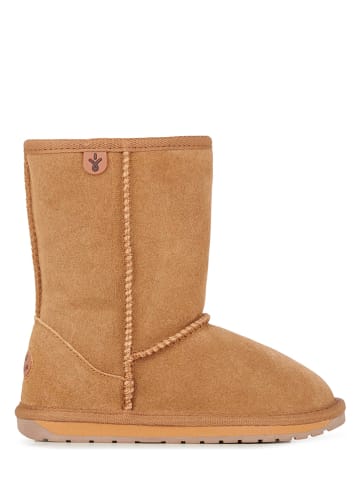 EMU Leder-Winterboots "Wallaby Lo" in Hellbraun