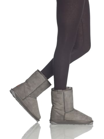 EMU Leder-Boots "Stinger Lo" in Grau