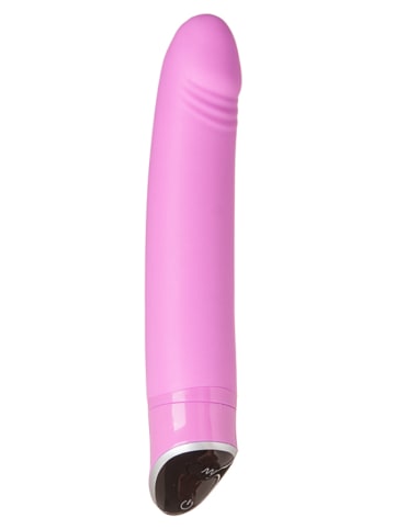 Smile Vibrator "Happy" in Pink - (L)22 cm