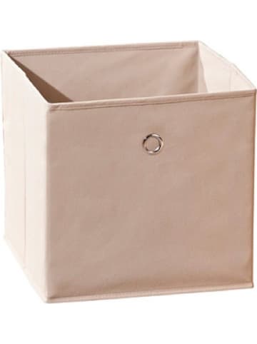 Inter Link Składane pudełko "Winny" w kolorze beżowym - 31,5 x 31 x 31,5 cm