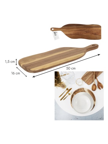 THE HOME DECO FACTORY Snijplank naturel - (L)50 x (B)16 cm