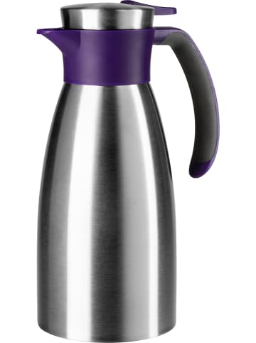 Emsa Termos "Soft Grip" w kolorze fioletowym - 1 l