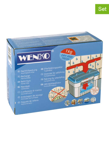 Wenko 2-delige set: navulgranulaat "Vochtigheidskiller"