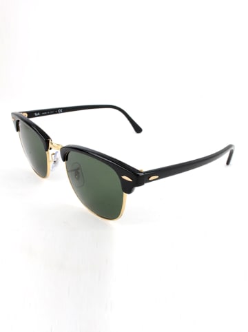Ray Ban Męskie okulary przeciwsłoneczne w kolorze czarno-złoto-szaro-zielonym