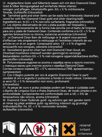 Wenko 1-delige set: goud-/zilverreiniger  "Diamond Clean"