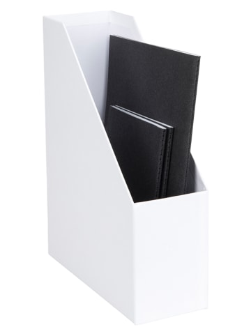 BigsoBox Stehsammler "Viktoria" in Weiß - (B)24,5 x (H)32 x (T)10 cm