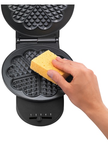 Tefal Herzwaffeleisen in Schwarz