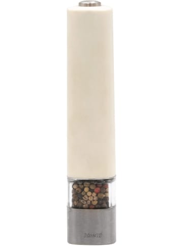 Bisetti Młynek "Electric" w kolorze białym do soli - wys. 20 cm