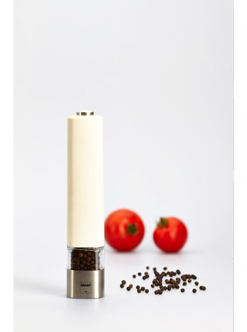 Bisetti Salzmühle "Electric" in Weiß - (H)20 cm