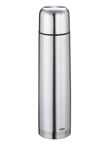 Cilio Isolierflasche "Colore" in Silber - 1 l