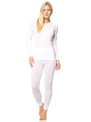 Maier Sports 2-częściowa bielizna narciarska "Lena" w kolorze białym