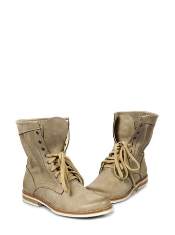Zapato Leren boots beige