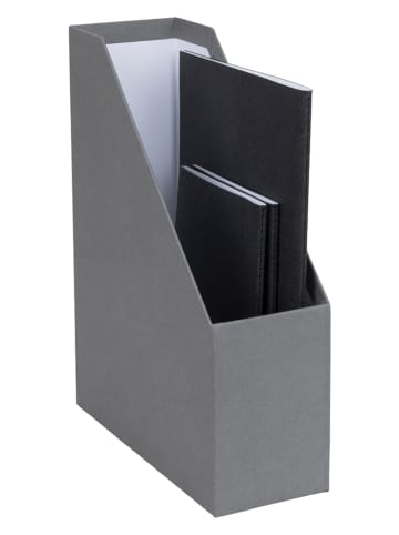 BigsoBox Organizer stojący "Viktoria" w kolorze jasnoszarym - 24,5 x 32 x 10 cm