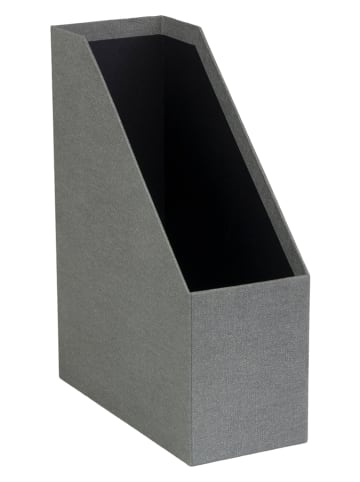 BigsoBox Stehsammler "Estelle" in Grau- (B)24,5 x (H)32 x (T)11,5 cm