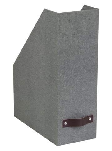 BigsoBox Documentverzamelaar "Estelle" grijs - (B)24,5 x (H)32 x (D)11,5 cm
