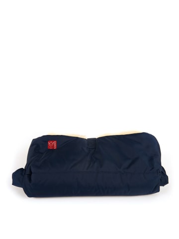 Kaiser Naturfellprodukte Ogrzewacz "Big Double" w kolorze granatowym do rąk - 22 x 45 cm