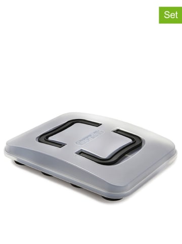 Guardini 2-delige transportset "Bake Away" zwart - (B)35,5 x (D)27 cm