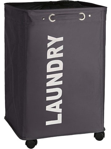 Wenko Wasmand "Quadro" grijs - 79 l