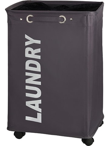 Wenko Wasmand "Quadro" grijs - 79 l