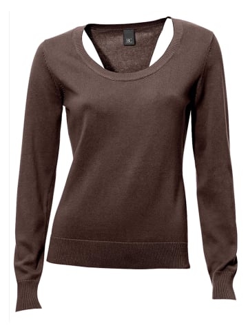 Heine Sweter w kolorze ciemnobrązowym