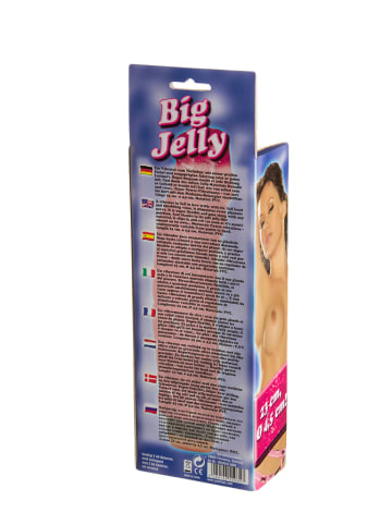 You2Toys Wibrator "Big Jelly" w kolorze czerwonym - dł. 23 cm