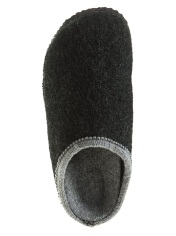kitz-pichler Pantoffels "Bio-Fit" antraciet/grijs