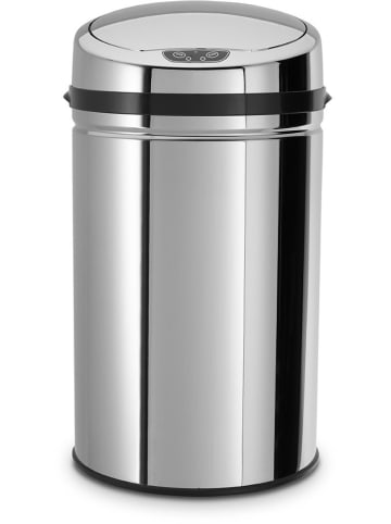 Echtwerk Sensor-Abfalleimer in Silber - 30 l