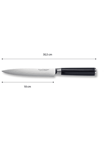 Echtwerk Nóż w kolorze srebrnym - 17 cm