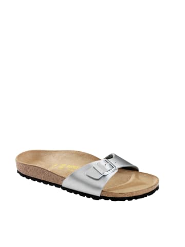 Birkenstock Klapki w kolorze srebrnym