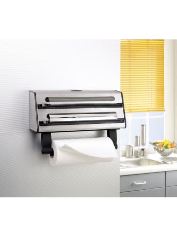 Emsa Wieszak na ręczniki - kolor srebrny i czarny