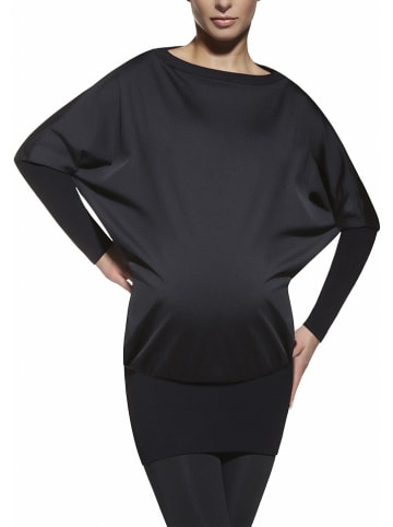 Bas Bleu Zwangerschapslongsleeve "Emi" zwart