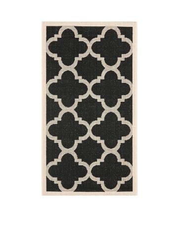 Safavieh Deurmat van kunstvezel "Mali" zwart/beige