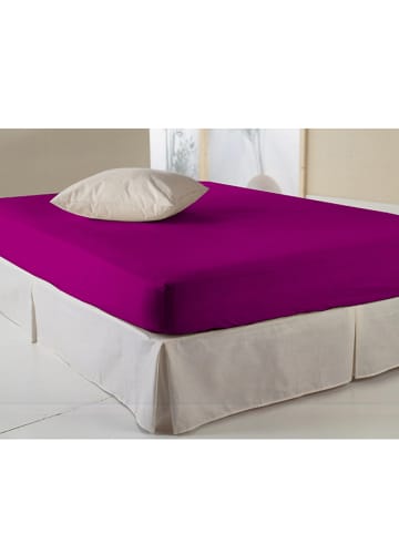 Emotion Jersey hoeslaken "Emotion" roodpaars