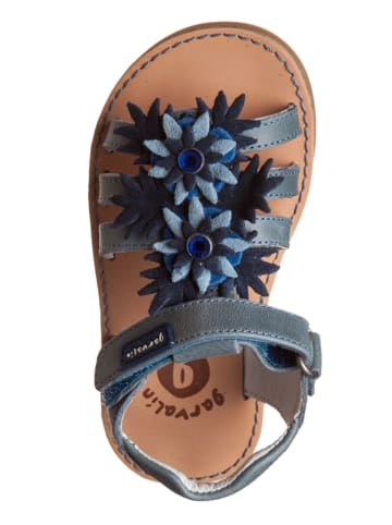 Garvalin Leder-Sandalen in Blau