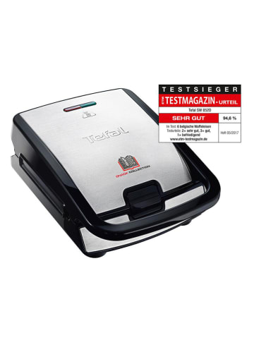 Tefal Backeisen "Snack Collection SW852D12" in Silber/ Schwarz