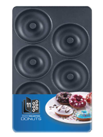 Tefal Backplatten "Donut" in Anthrazit