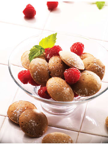 Tefal Backplatten "Poffertjes" in Anthrazit