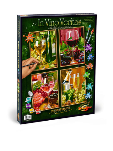 Schipper 4tlg. Malen nach Zahlen "In Vino Veritas" - ab 12 Jahren