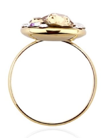 Park Avenue Pozłacany pierścionek z kryształami Swarovski